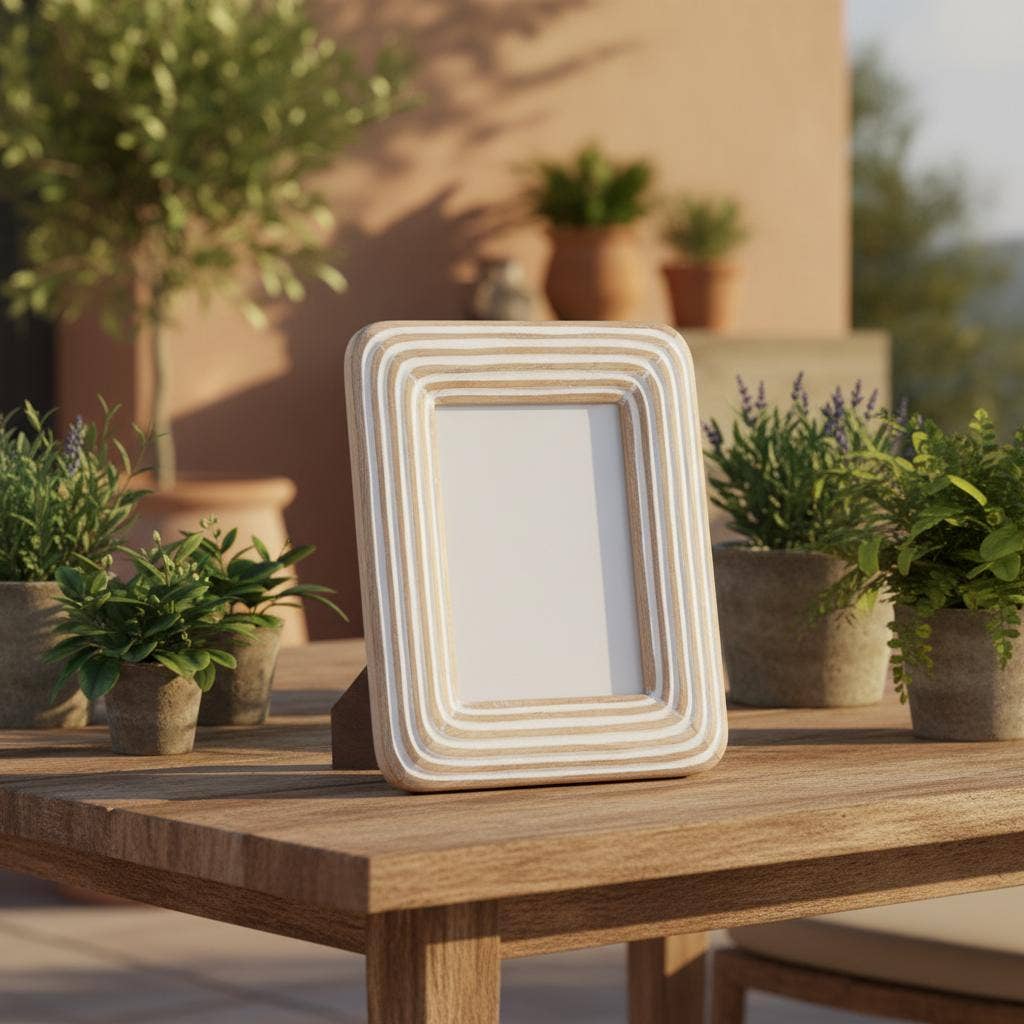 Wooden picture frame
