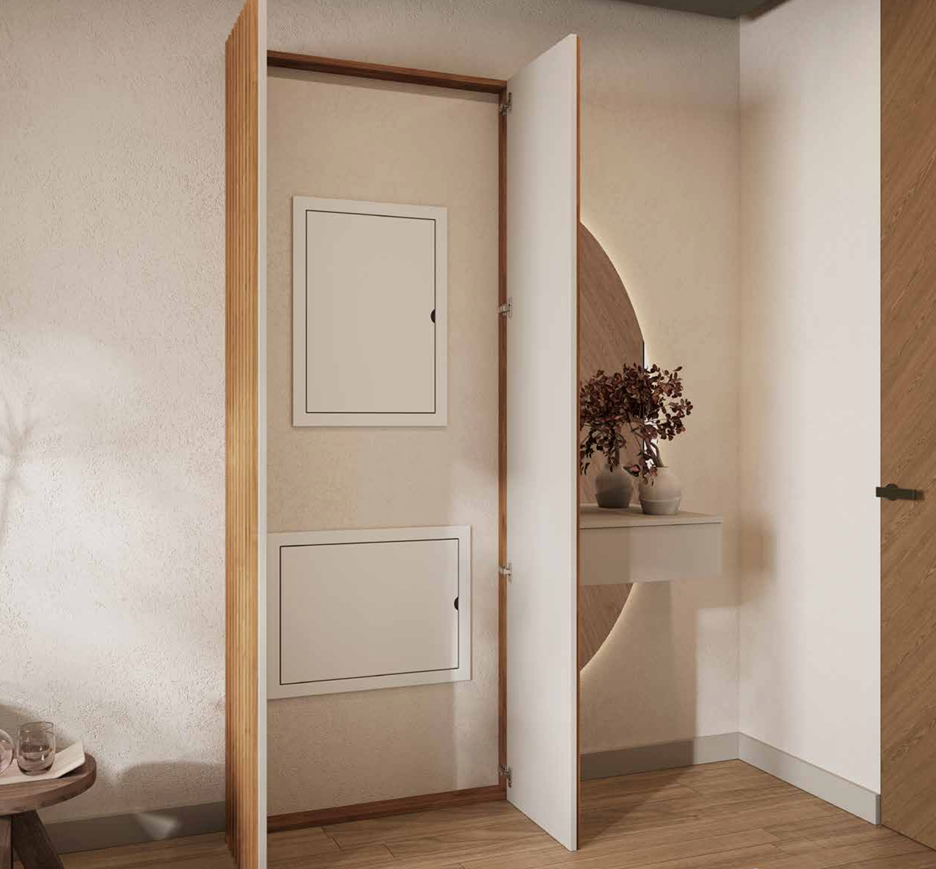 Hidden Access Entry Way Set