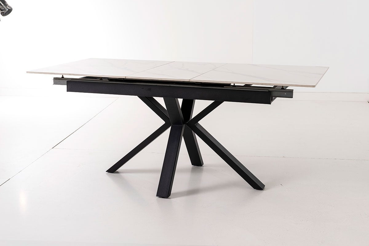 Extendible Dining Table with Porcelain Top