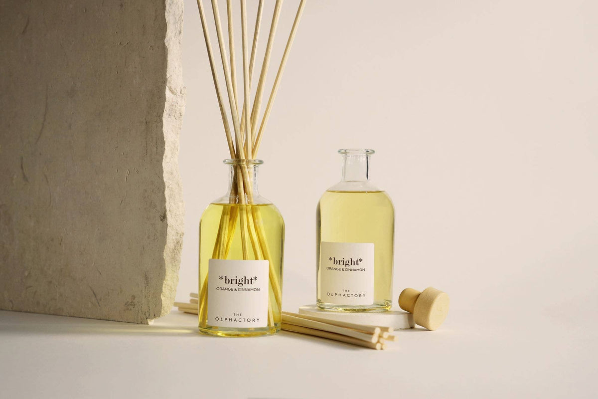 THE OLPHACTORY ORANGE & CINNAMON stick air freshener