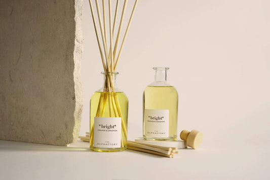 THE OLPHACTORY ORANGE & CINNAMON stick air freshener