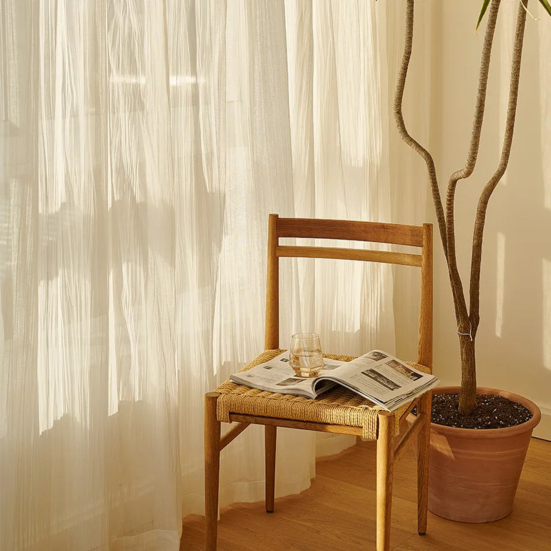Japanese Linen Translucent Gauze Curtain