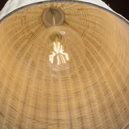 Hand Woven Rattan LED Pendent