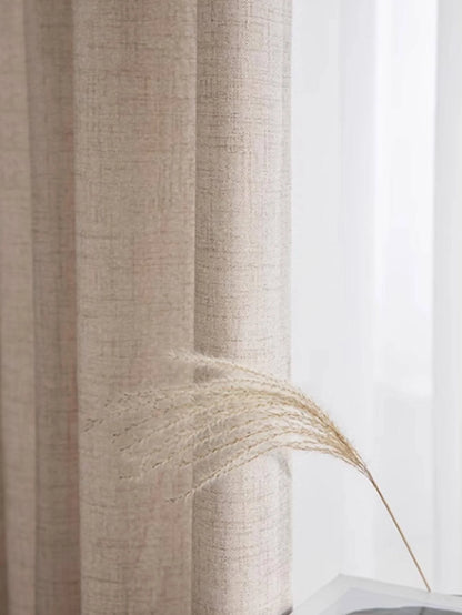 Modern Linen Window Curtain