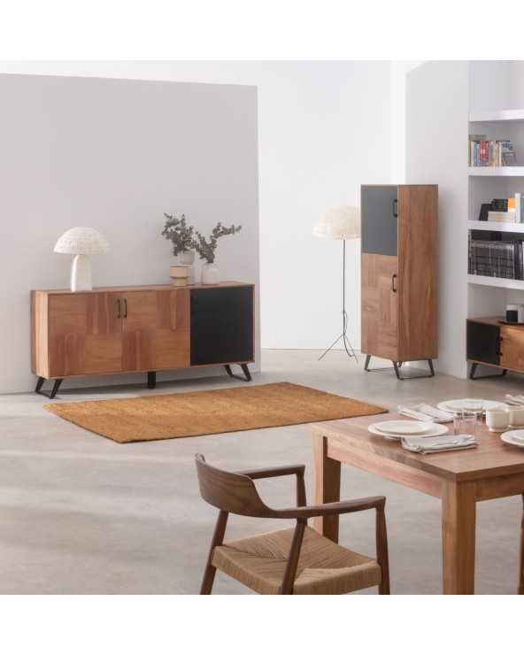 Solid Acacia Wood Sideboard