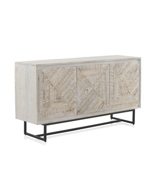 White Mango Wood Sideboard