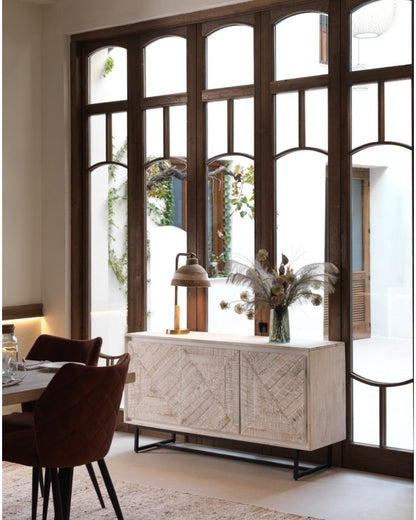 White Mango Wood Sideboard