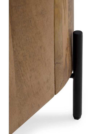 Solid Mango Wood Tall Sideboard