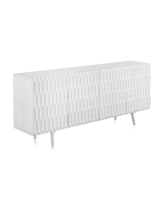 White Wash Mango Wood Sideboard