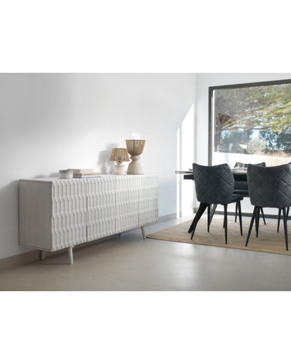 White Wash Mango Wood Sideboard