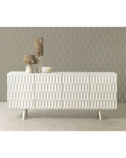 White Wash Mango Wood Sideboard