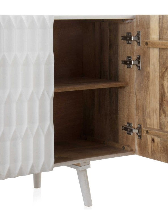White Wash Mango Wood Sideboard