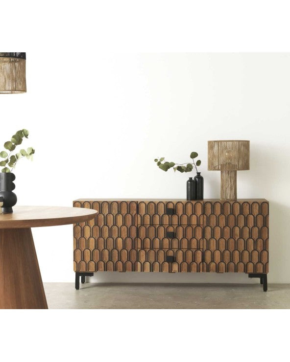 Natural Mango Wood Sideboard