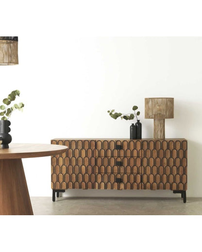 Natural Mango Wood Sideboard