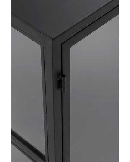 Black, Glass Side Board