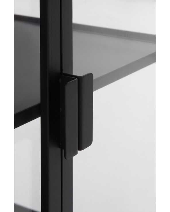 Black, Glass Side Board