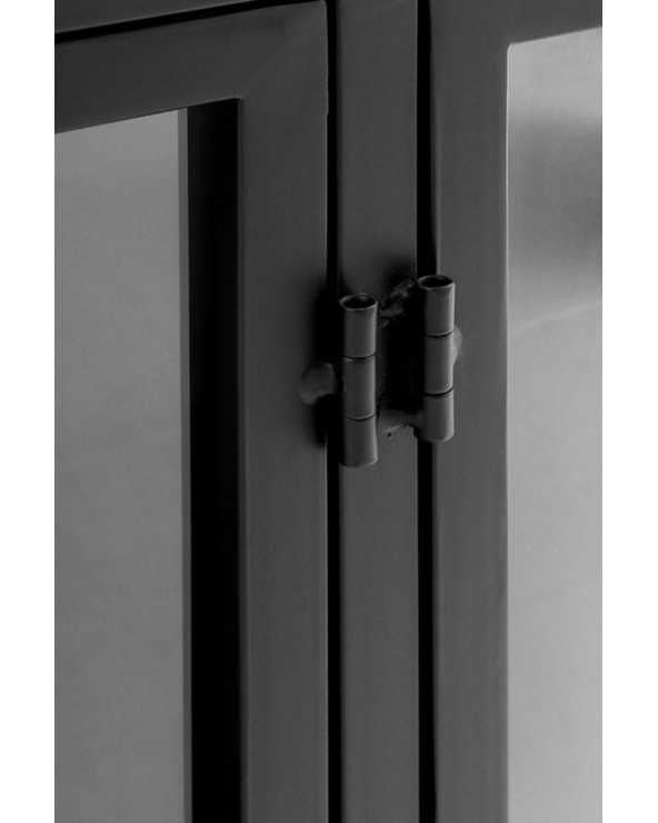 Black, Glass Side Board