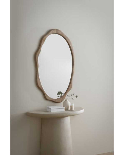 Irregular Wood Mirror