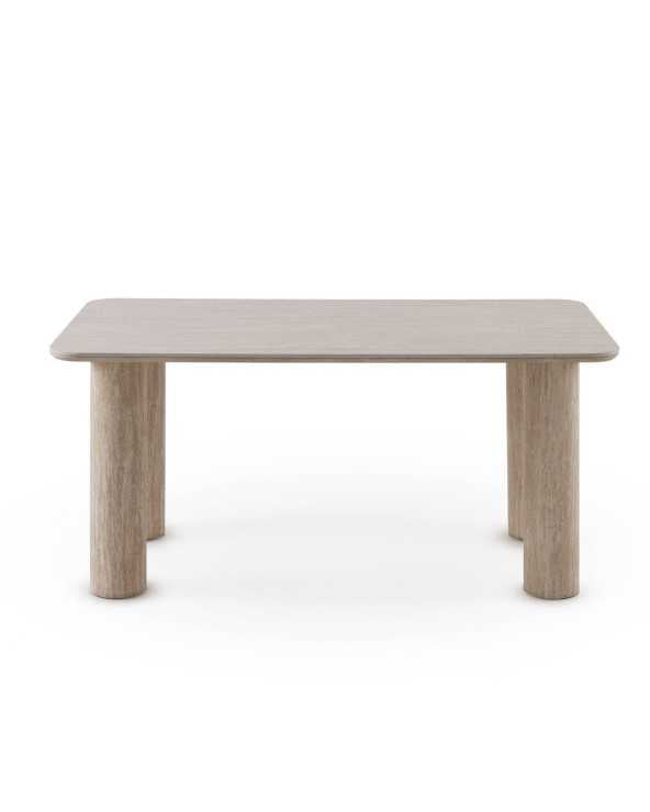 Rectangular Dining Table in Travertine