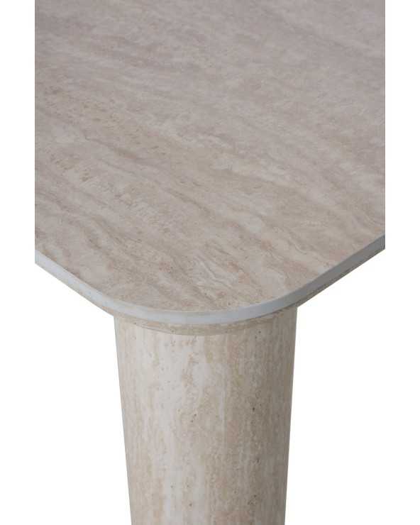 Rectangular Dining Table in Travertine