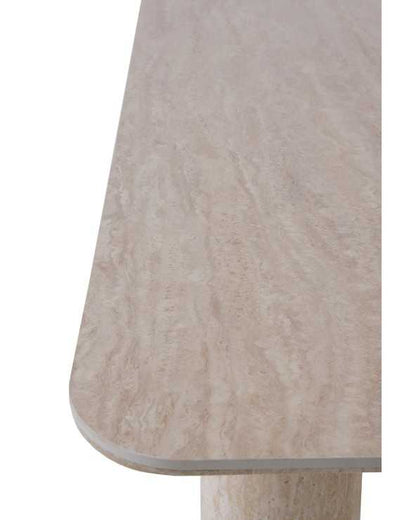Rectangular Dining Table in Travertine