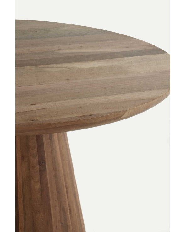 Natural Jambul Wood Table With Centre Foot
