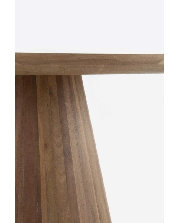 Natural Jambul Wood Table With Centre Foot