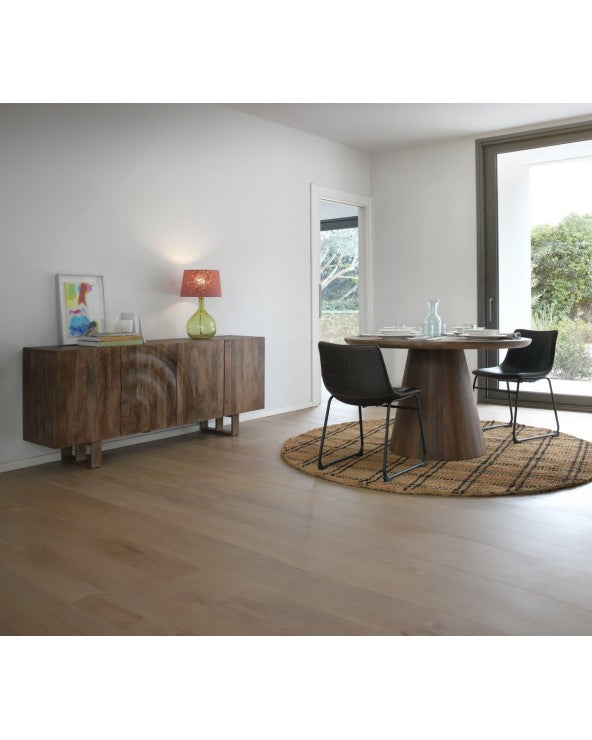 Natural Jambul Wood Table With Centre Foot
