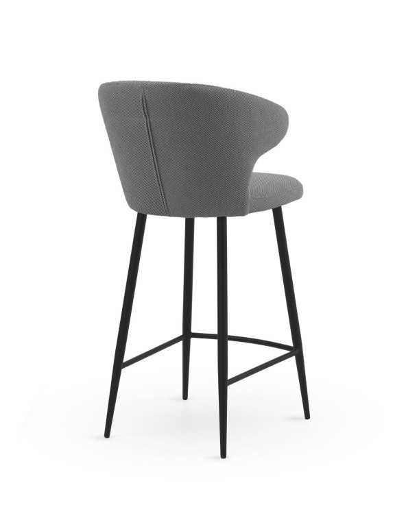 Mink upholstered bar stools - set of two (Copy)