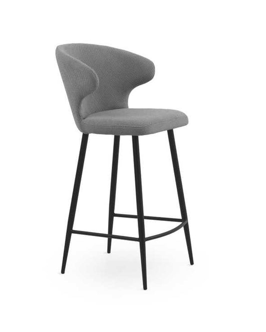 Mink upholstered bar stools - set of two (Copy)