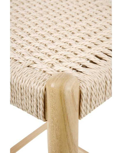 Ash wood bar stool - set of two