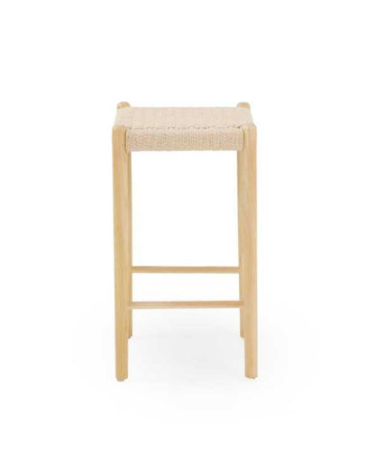 Ash wood bar stool - set of two
