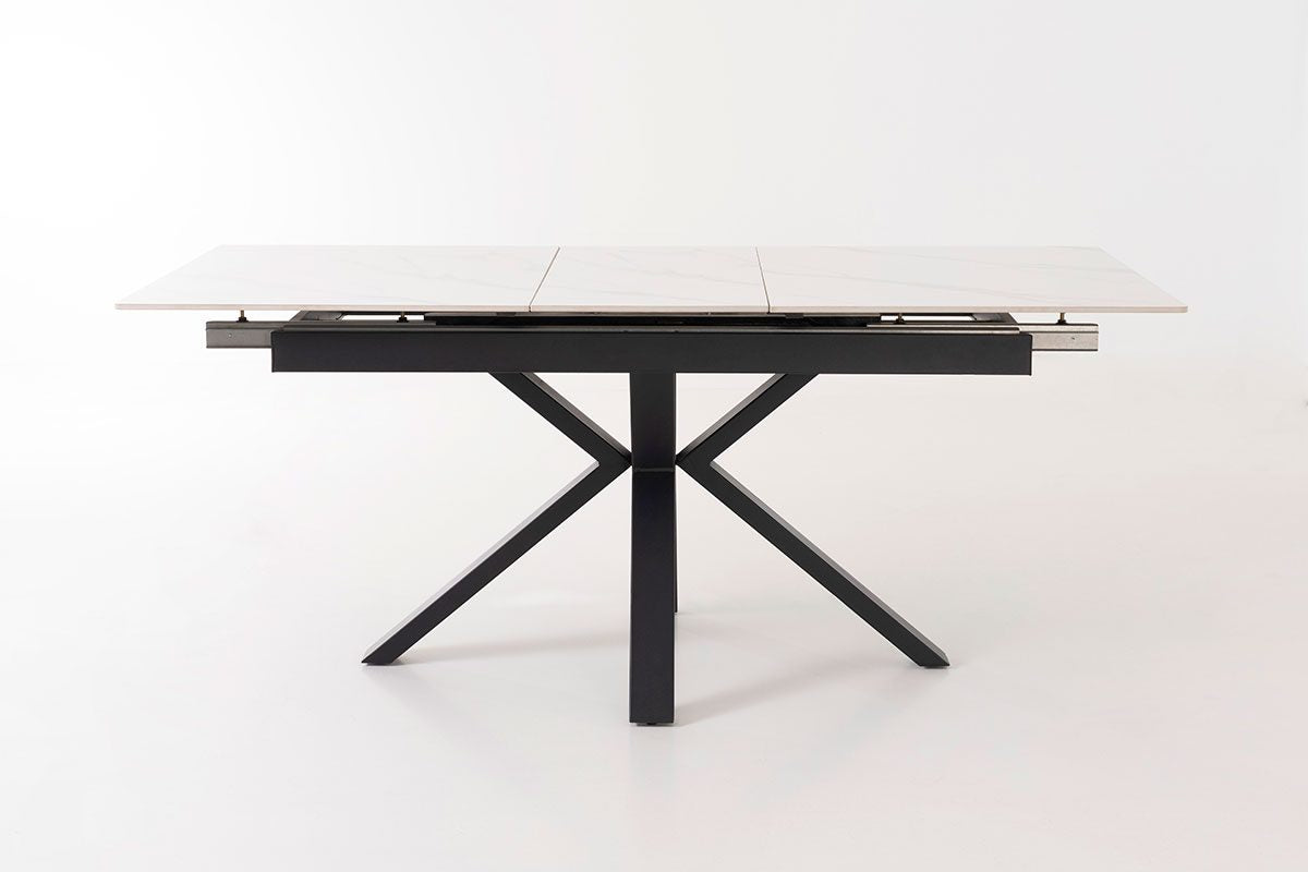 Extendible Dining Table with Porcelain Top