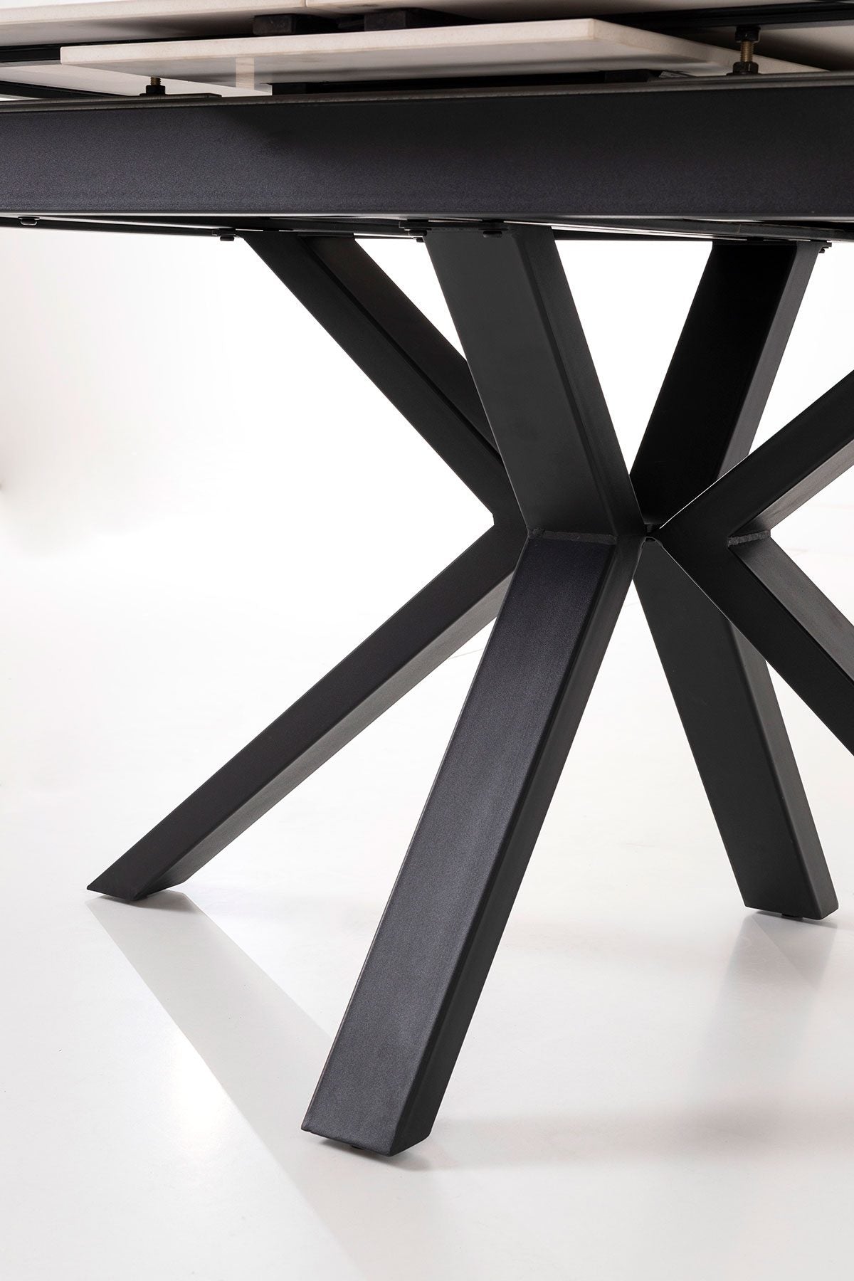 Extendible Dining Table with Porcelain Top