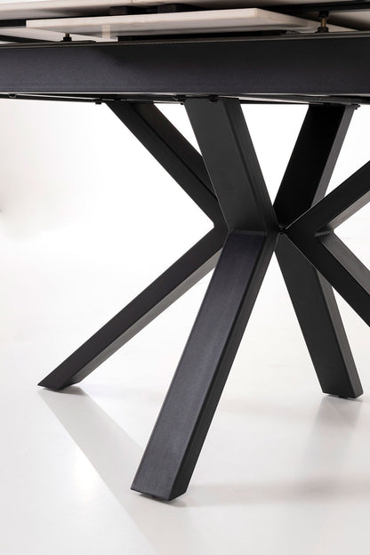 Extendible Dining Table with Porcelain Top