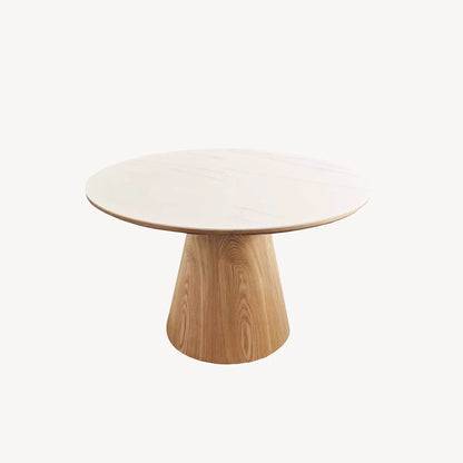 Round Dining Table with Porcelain Top
