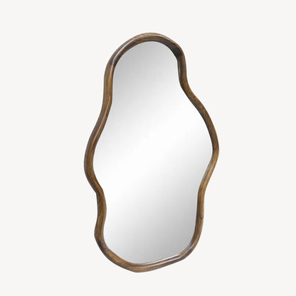Irregular Nogal Mirror