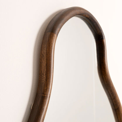 Irregular Nogal Mirror