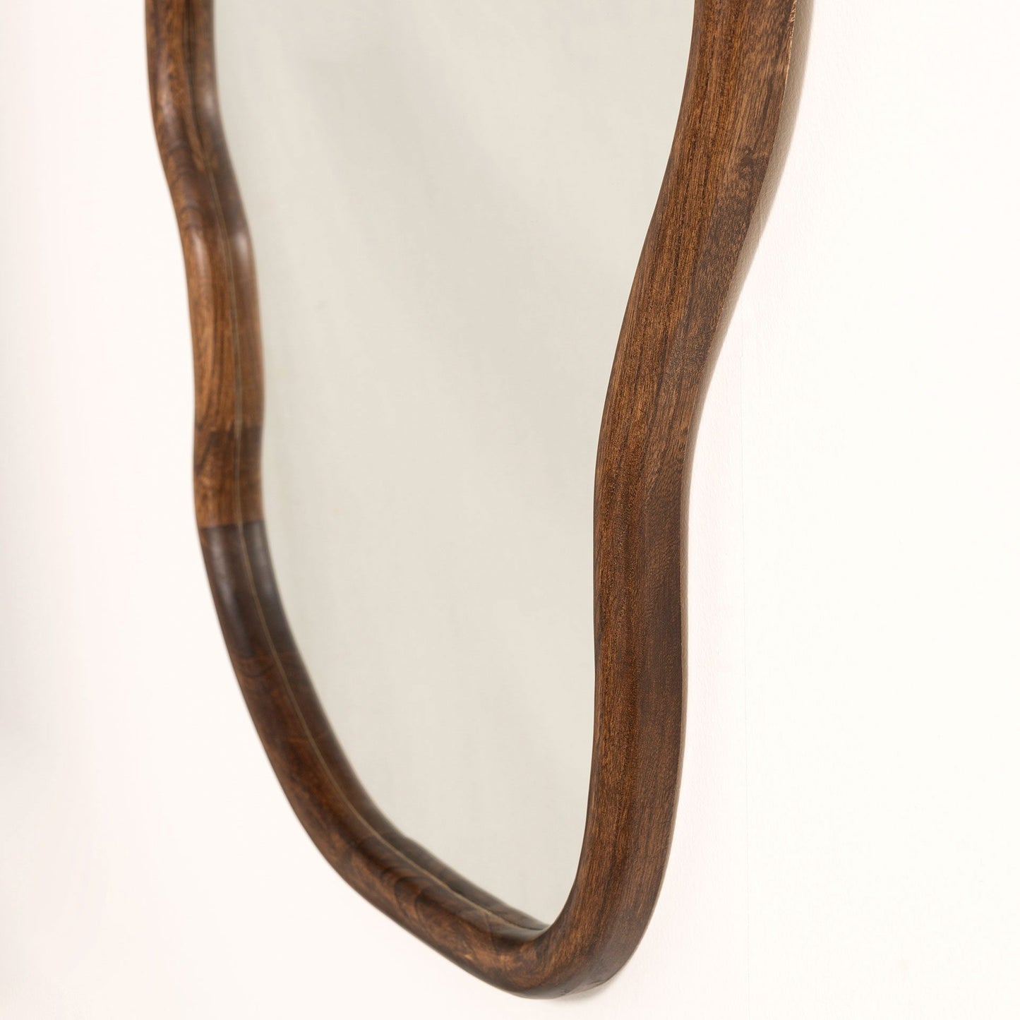 Irregular Nogal Mirror