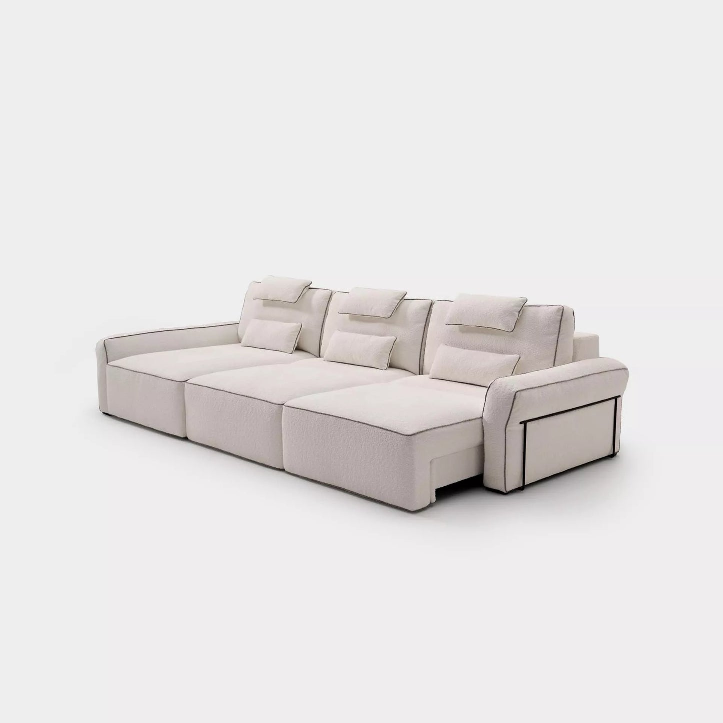 Piped Chaise Longue Sofa