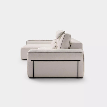 Piped Chaise Longue Sofa