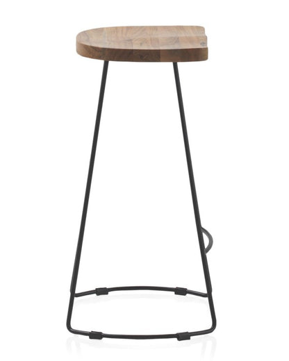 Acacia wood stool