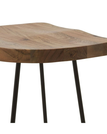 Acacia wood stool